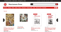 Desktop Screenshot of marcianumpress.it