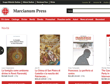 Tablet Screenshot of marcianumpress.it